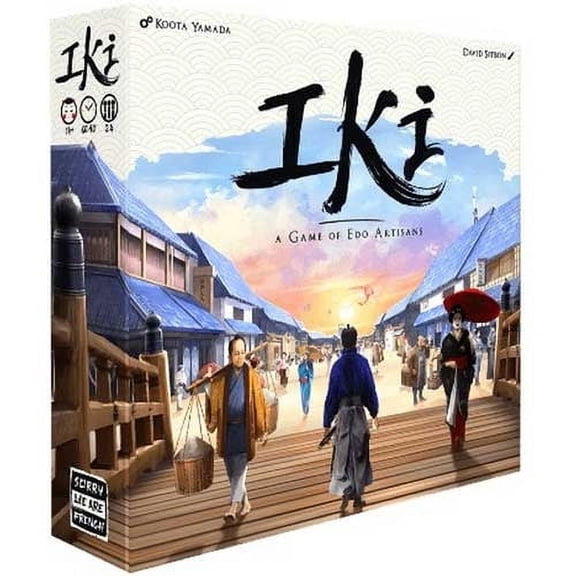 Iki Board Game | A Game Of Edo Artisans | Strategy Game for Teens and Adults | Ages 14+ | 2 to 4 Players| 60 Minutes | By Sorry We Are French