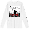 thumbnail image 1 of Ikigai Ronin Samurai Adult White Crew Neck Long Sleeve Tee-Large, 1 of 3