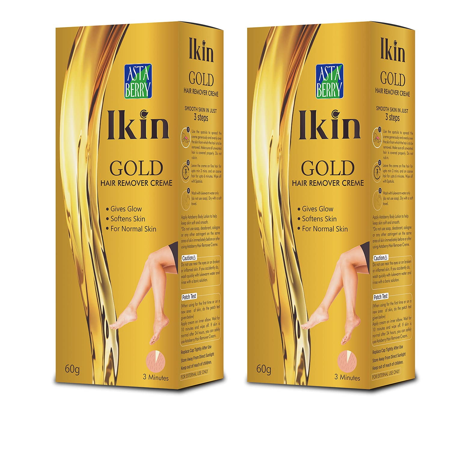 Ikin Gold Hair Remover Cream For sensitive Skin Bikini Hair Removal