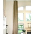 thumbnail image 1 of Ikiriska Blackout Extra Long Curtain for 2 Story Living/Great Room (Shiny Peanut, 50″Wx120″L), 1 of 3