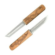Ikohbadg 2-in-1 Dragon & Phoenix Double Blades Knife Set, Stainless Steel Portable Outdoor Camping & Fruit Knife for Hiking, BBQ, Picnic, Culinary & Kitchen Use, Durable & Versatile Outdoor Tools