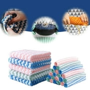 Ikohbadg 20Pcs Kitchen Dish Cloths Set Premiunm Fiber Dishcloth Towels Reusable and Absorbent Dish Cloths Dish Towels Suitable for Kitchen Bathroom and Clean Mix