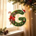 thumbnail image 1 of Ikohbadg 26 Letter Ornaments for Christmas Tree Decoration, Personalized Hanging Pendant Xmas Alphabet for Christmas Initial Ornament, DIY Craft Ornaments, Christmas Gifts for Family Friends (G), 1 of 6