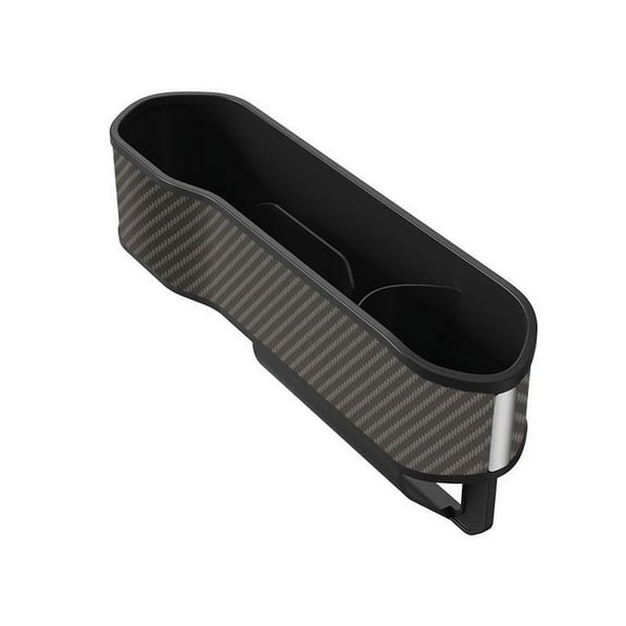 Ikohbadg 3-in-1 Car Seat Storage Box with Wireless Charging, USB Ports, and Charging Cables, Multifunctional Organizer for Phones, Keys, and Accessories, Easy Installation