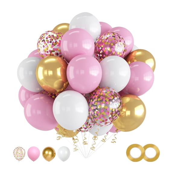 Ikohbadg 30 Pcs Multi-Color Helium-Quality Balloons Set for Party Decorations, Perfect for Birthday, Wedding, Baby Shower, Holiday Celebrations, Events & More