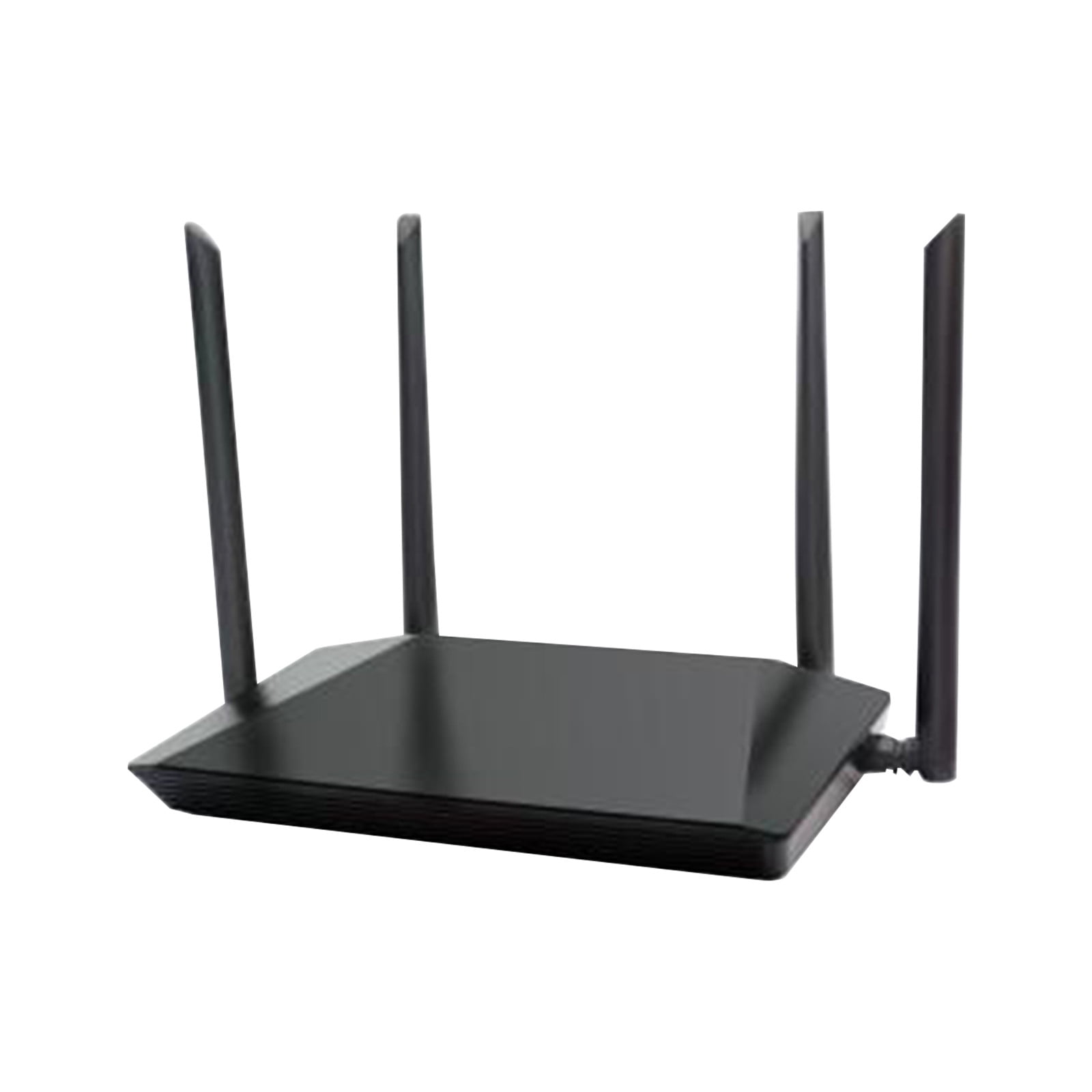Ikohbadg 300Mbps 6Antenna Black Wireless Router with Advanced WiFi