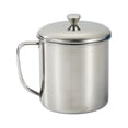 thumbnail image 1 of Ikohbadg 304 Stainless Steel Mug with Lid and Handle, Ergonomic Non-Slip Design, Rust-Resistant, Perfect for Kids, Commercial Use, Suitable for Hot and Cold Drinks, 1 of 6