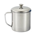 thumbnail image 1 of Ikohbadg 304 Stainless Steel Water Cup with Handle and Lid, Commercial Grade, Soot-Proof Mug for Kids and Adults, Ergonomic Non-Slip Grip, Easy to Clean, Versatile for Hot and Cold Drinks, 1 of 6