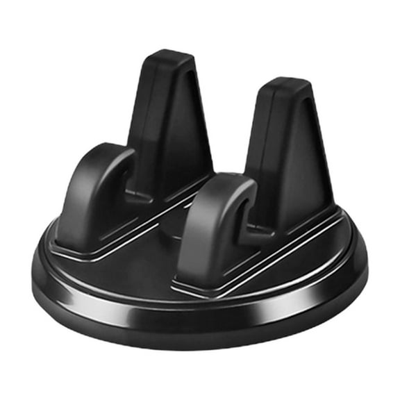 Ikohbadg 360 Rotatable Cellphone Car Mount Holder, Car Dashboard Mobile Phone Holder, Non-Slip Center Console Desktop Navigation Holder Compatible iPhone Smartphones, Universal for Car Home, Black