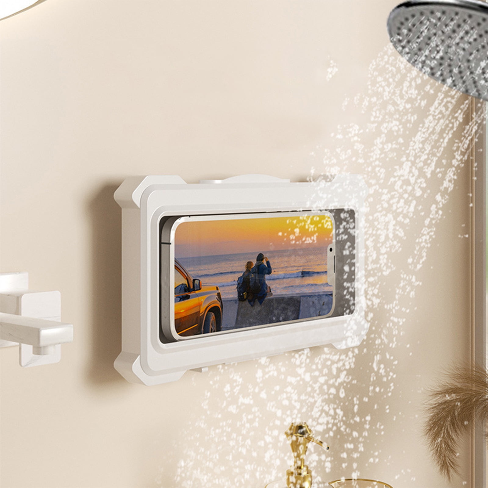 Ikohbadg 360°Rotation Shower Phone Holder High Sensitivity Case Mount