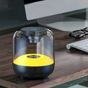 Ikohbadg 360° Surround Sound Smart Bluetooth Speaker with Colorful Lights, Bluetooth 5.0, and Extended Range for Home Use