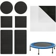 thumbnail image 1 of Ikohbadg 6 Pcs Trampoline Patch Repair Kit, 3 Styles Patches Self-Adhesive Trampoline Patch Trampoline Mat Repair Kit Trampoline Accessories for Repair Holes or Tears in Trampoline Mats, Black, 1 of 3