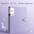 thumbnail image 1 of Ikohbadg A4 Transparent Insert Folder, 40 Page Data Book, Music Score Folder, Certificate Collection Book, Test Paper Storage Binder, Multi-functional Presentation Book, 1 of 3