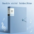 thumbnail image 1 of Ikohbadg A4 Transparent Insert Folder, 40 Page Data Book, Music Score Folder, Certificate Collection Book, Test Paper Storage Binder, Multi-functional Presentation Book, 1 of 7