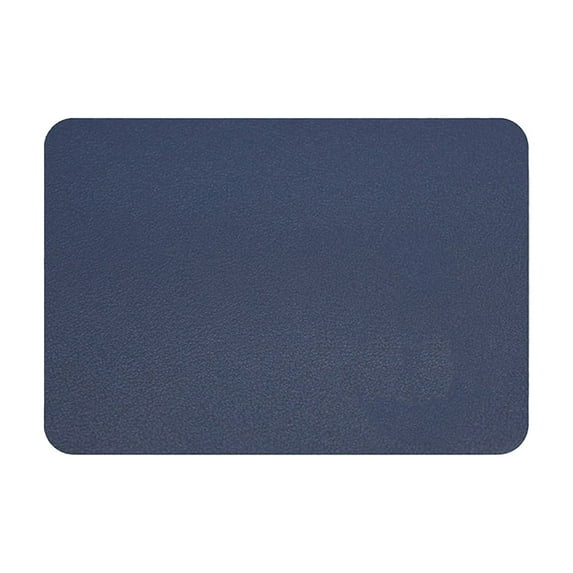 Ikohbadg Mouse Pad, PU Mouse Pad, Leather Mouse Pad, Leather Desk Pad Protector, Office Desk Mat, Non-Slip PU Leather Laptop Desk Pad, Waterproof Desk Writing Pad for Office Home, 10 x 8 Inch, Blue