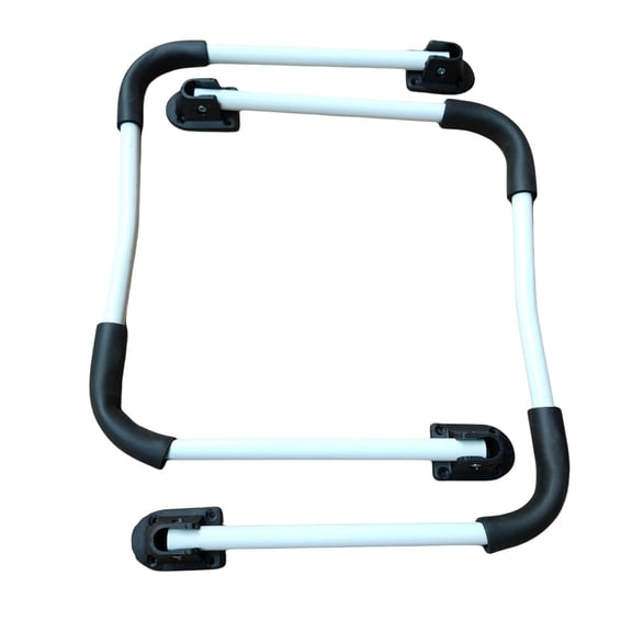 Ikohbadg Adjustable Folding Desk Legs, Heavy-Duty 50KG Load Capacity Steel Frame, Tool-Free Assembly, Space-Saving Design for DIY Study Station or Temporary Workstation