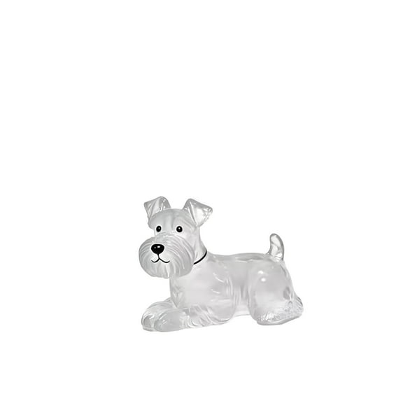 Ikohbadg Adorable Dog-Shaped Keychain for Collecting Pet Hair, Transparent Resin Memorial Keepsake Accessory, Thoughtful Gift for Pet Lovers
