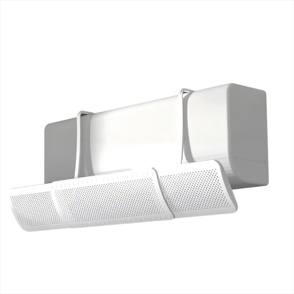 Ikohbadg Air Conditioner Universal Deflector, Adjustable Airflow Redirector for Smart Airflow Control, Avoid Direct Blasts, Easy Tool-Free Installation for Home and Office Use