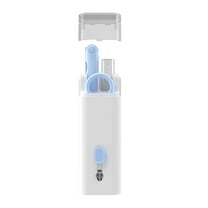 Ikohbadg All-in-One Bluetooth Headset Cleaning Pen, Multifunctional Cleaning Kit for Earplugs, Keyboards, Mobile Phones & Tablets, Key Puller & Cleaning Brush Included