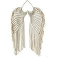 thumbnail image 1 of Ikohbadg Angel Macrame Wall Hanging Tapestry, Macrame Woven Boho Angel Tapestry with Long Tassels, Bohemian Cotton Handmade Home Decor for Wedding, Office, Living Room, Bedroom, 1 of 6