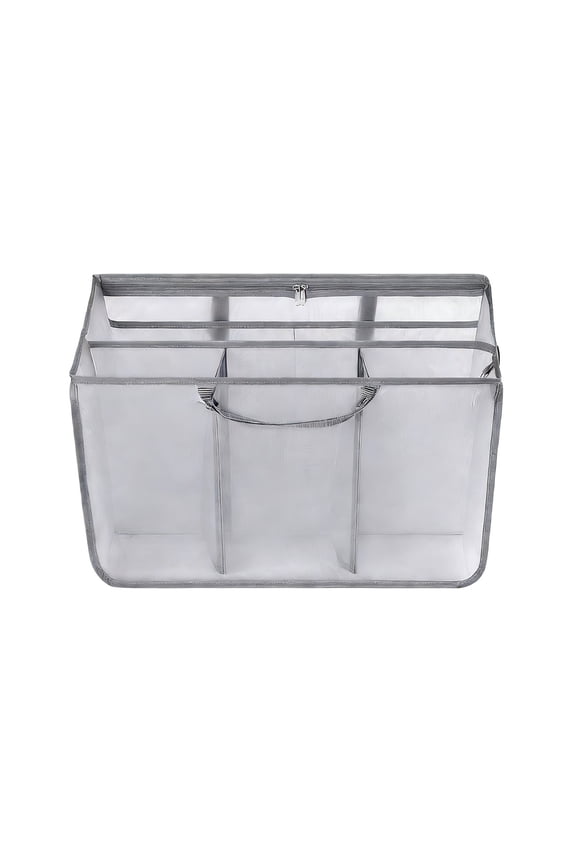Beach Mesh Storage Bag, Waterproof Polyester Storage Tote for Swim Gear, Towels, Sunscreen, Lightweight, Breathable, Quick-Drying Travel Bag for Beach, Vacation, Fitness