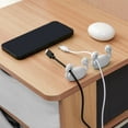 thumbnail image 1 of Ikohbadg Cable Organizer for Mobile Phone Charging Data Cables Durable Rubber Cable Management Hub, Space-Saving Design Tangle-Free Storage, Easy Installation Multiple Colors Available, 1 of 6