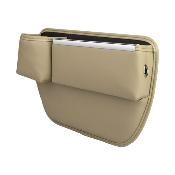 Ikohbadg Car Seat Gap Filler Organizer, Universal Storage Pocket Box for SUV, Truck,Rv to Fill the Gap between Seat & Console Leather Crevice Plug Blocker
