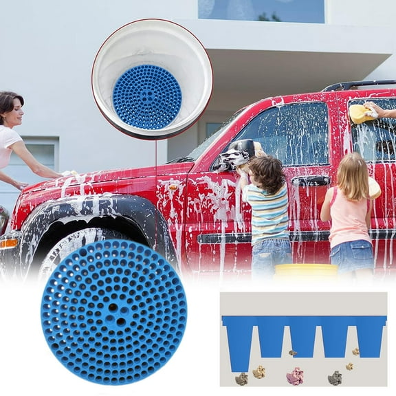 Ikohbadg Car Wash Sand and Stone Filter Screen Car Wash Shop Tools Bucket Accessory Efficient Car Wash Gravel Filter Kit