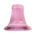 thumbnail image 1 of Ikohbadg Ceiling-Mounted Dome Mosquito Net, Foldable Princess-Style Floor-Standing Bed Canopy, Soft Polyester Fabric, Ideal for Kids and Adults, 1 of 6