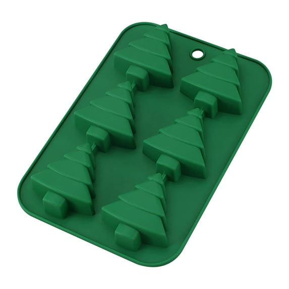 Ikohbadg Christmas Baking Pan, Santa Claus Snowman Shape Molds, Food-grade Non-stick Flexible Mold, Multifunctional Baking Molds, Chocolate Molds for Baking