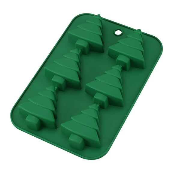 Ikohbadg Christmas Baking Pan, Santa Claus Snowman Shape Molds, Food-grade Non-stick Flexible Mold, Multifunctional Baking Molds, Chocolate Molds for Baking