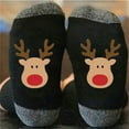 thumbnail image 1 of Ikohbadg Christmas Winter Cotton Socks, Men and Women Color Blocking Stockings, Breathable Novelty Socks for Gifts, Happy Christmas Themed Socks, One Size Fancy Festive Socks, 1 of 3