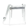 thumbnail image 1 of Ikohbadg Clear Crossbody Bag Clear Purse, TPU Crossbody Bag for Women, Unisex Clear Carryall Crossbody Bag, White, 1 of 8