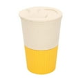 thumbnail image 1 of Ikohbadg Portable Coffee Cup, Plastic Coffee Cup, Travel Coffee Cup with Slider Lid for Slow Sipping, Perfect for Office Outdoor and Travel Use, Ideal Gift, Yellow, 1 of 8
