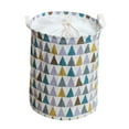 thumbnail image 1 of Ikohbadg Cotton Fabric Folding Storage Basket for Kids' Toy Organization, Durable & Soft Toy Storage Bin with Handles, Portable & Foldable Design for Easy Storage, 1 of 2