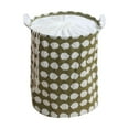 thumbnail image 1 of Ikohbadg Cotton Fabric Folding Storage Basket for Kids' Toy Organization, Durable & Soft Toy Storage Bin with Handles, Portable & Foldable Design for Easy Storage, 1 of 2