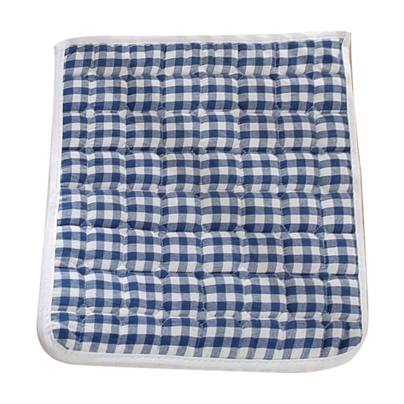 Ikohbadg Cotton Seat Cushion with Anti-Slip Straps, Comfortable Thickened Filling for Office, Dining, Lightweight and Versatile for All Seasons