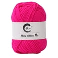 thumbnail image 1 of Ikohbadg Crochet Yarn, Milk Cotton Yarn for Crochet, 25 Gram Skeins, Cotton Crochet Yarn & Hand Knitting, Soft Yarn for Sweaters, Hats, Socks & Blankets, Multiple Colors Available, Rose, 1 of 7