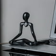 thumbnail image 1 of Ikohbadg Cute Black Thinkers Room Decorations Plastic Abstract Figures Christmas Ornaments Small Art Living Room Ornaments, 1 of 6