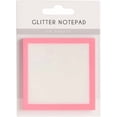 thumbnail image 1 of Ikohbadg Cute Self Adhesive Memo Pads, Transparent Glitter Notepads for Sticky Notes, To Do Lists, and Reminders, Functional Stationery for Study, Office, and Organization, 1 of 3