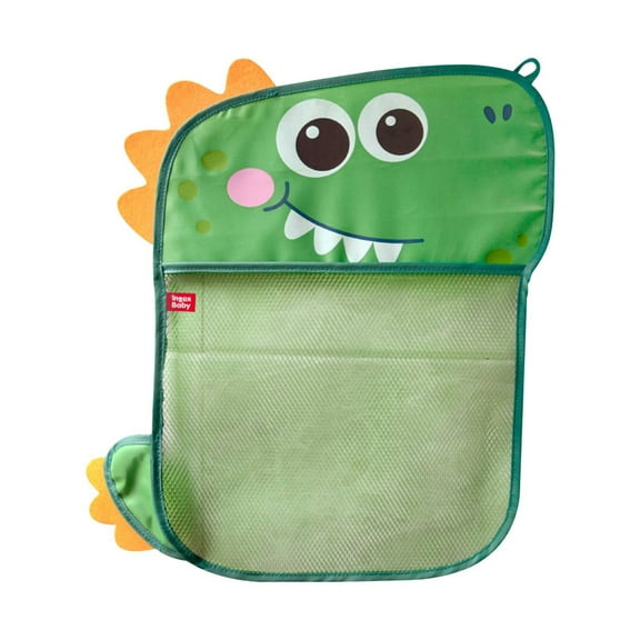 Ikohbadg Cute Toy Storage Bag, Bath Storage Mesh Bag with Suction Cup for Drying and Hanging, Perfect for Shower Toys, Hair Clips, and Small Bathroom Items