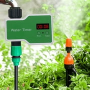 Ikohbadg Digital Programmable Garden Water Timer Controller for Outdoor Irrigation System with Automatic and Manual Modes - 1PC Tap Hose Sprinkler Timing