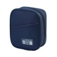 thumbnail image 1 of Ikohbadg Digital Storage Bag, Multifunctional Headset Data Cable Charger Storage Bag, Daily Classification and Storage Pouch, Oxford Cloth Organizer Pouch, Small Accessory Travel Storage Case, Blue, 1 of 6