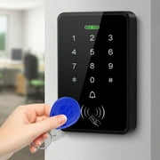 Ikohbadg Door Access Control System Kit with 1000 User Input/Output, Proximity Card Reader, Gate Opener, and Digital Keypad