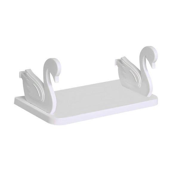 Ikohbadg No Drill Wall Mount Bathroom Shelf, Versatile Storage Rack for Kitchen and Home Organizer, Sturdy, Space-Saving Design for Easy Installation and Hygienic Storage Solutions