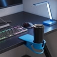 thumbnail image 1 of Ikohbadg Drink Cup Holder Clip, Table Desk Side Water Glass Beer Bottle Beverage Soda Coffee Mug Holder Cup Saucer Clip Design for Home Office, Blue, 1 of 6