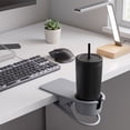 thumbnail image 1 of Ikohbadg Drink Cup Holder Clip, Table Desk Side Water Glass Beer Bottle Beverage Soda Coffee Mug Holder Cup Saucer Clip Design for Home Office, Gray, 1 of 6