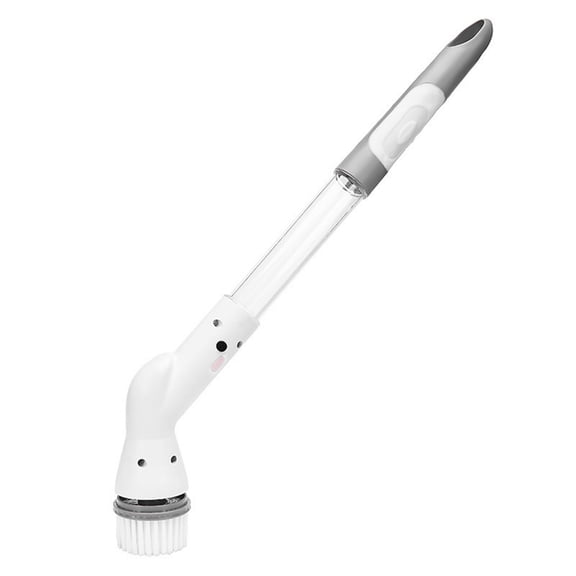 Ikohbadg Electric Spin Scrubber, Cordless Cleaning Brush with Adjustable Extension Arm 4 Replaceable Cleaning Heads, Power Shower Scrubber for Bathroom, Tub, Tile, Floor