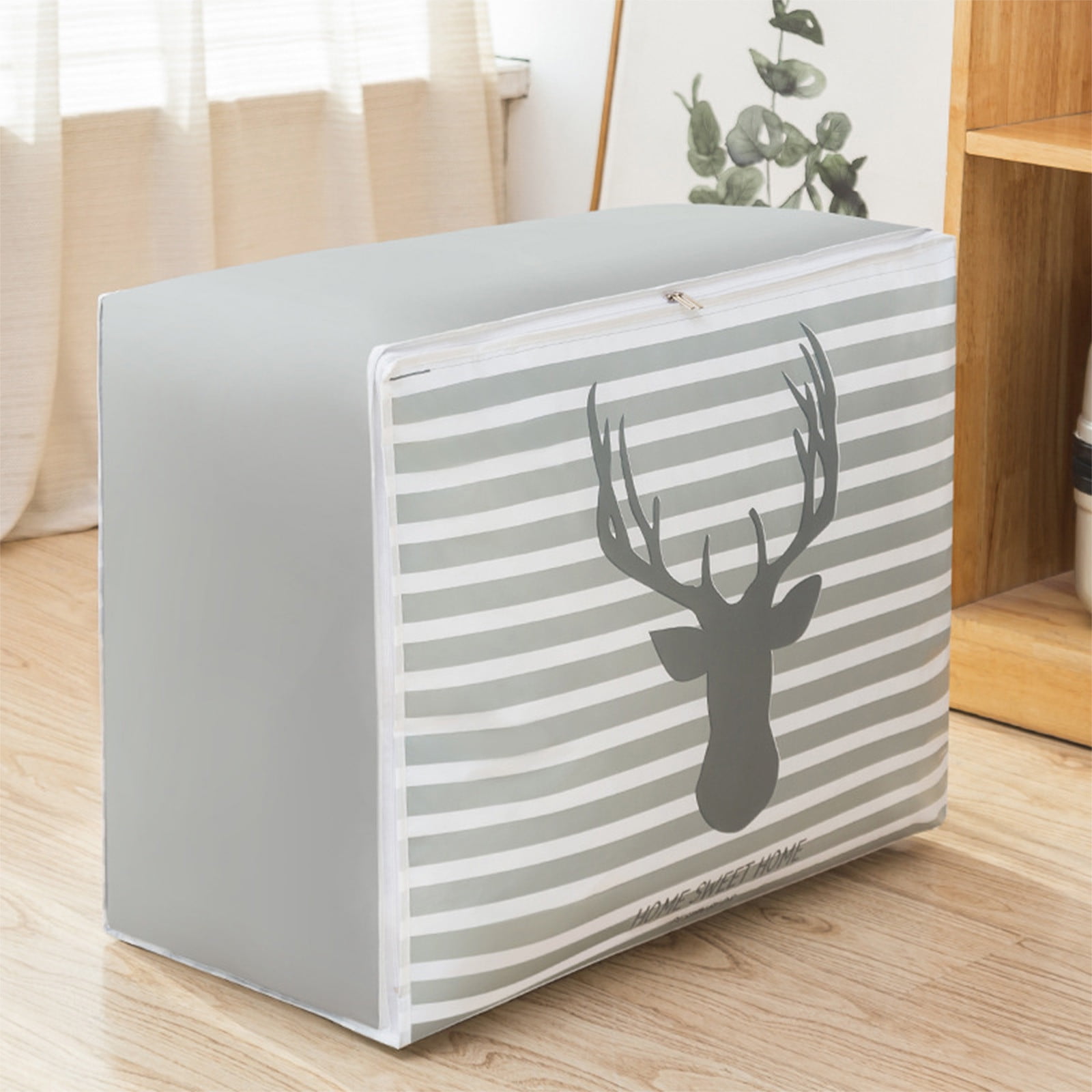 Ikohbadg Extra Large Blanket Storage Bags Breathable Clothes Storage