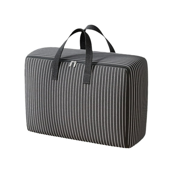 Ikohbadg Extra Large Heavy Duty Storage Bags with Reinforced Handles, Waterproof Tote Bags for Clothes, Blankets, and Bedding, Thickened Double Zipper for Space Saving Travel and Moving